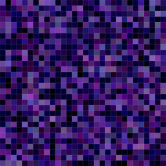 Dark purple square mosaic vector background