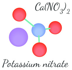 CaN2O6 Calcium nitrate molecule