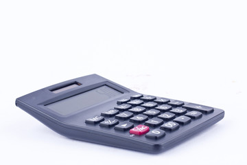 calculator for calculating the numbers accounting accountancy finance business calculation  on white background  finance isolated 
