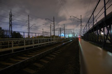 Fototapeta na wymiar железная дорога