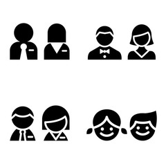 toilet icon great for any use. Vector illustration symbol set