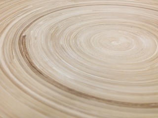 Circular bamboo texture.