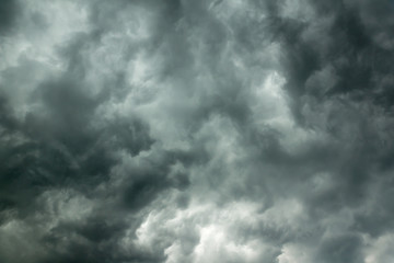 Obraz premium dark storm clouds before the storm