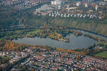 Obraz premium Max-Eyth-See Stuttgart