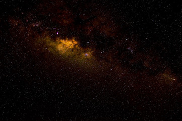 Stars and galaxy space sky night background, Africa
