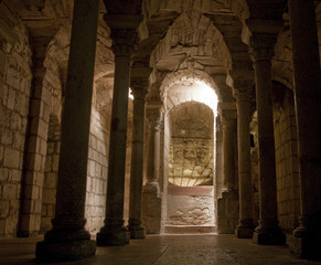 Crypt, Cathedral of Tornu,France