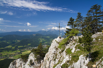 Fototapeta premium Spring mountains in the morning