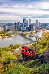 Gardinen View of downtown Pittsburgh © f11photo