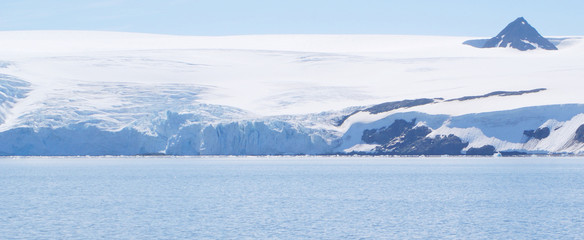 iceberg floating in antarctica