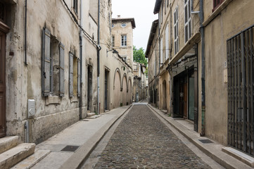 Fototapeta na wymiar Street of Avignon