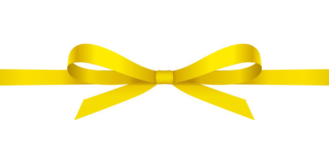 Yellow bow