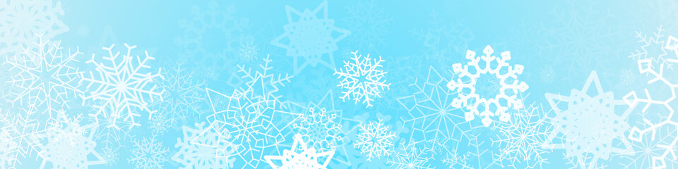 snowflake backgound banner