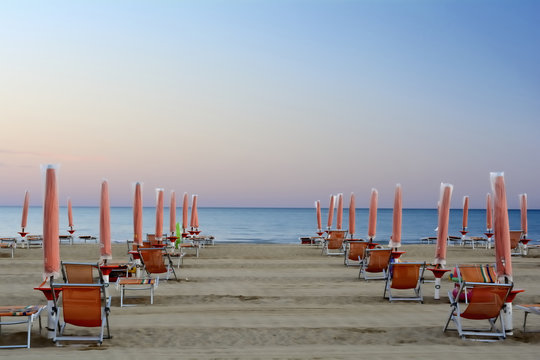 feierabend am strand von bibione