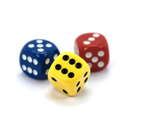 Bunte Würfel, Würfelspiel