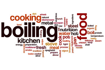 Boiling word cloud