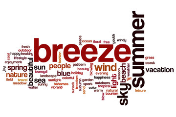 Breeze word cloud