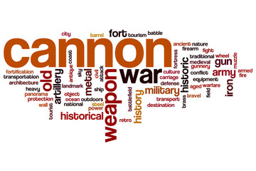 Cannon word cloud