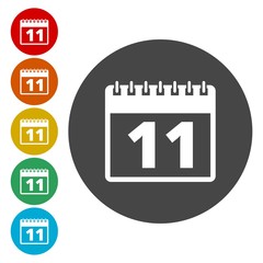 Calendar icon - number 11