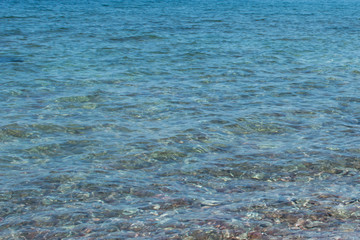 Water over Rocks Abstract