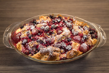Früchte Auflauf