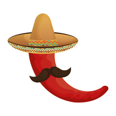 chili pepper vegetable isolated icon vector illustration design