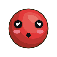 Obraz premium emoticon kawaii style icon vector illustration design