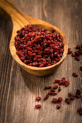 Dried berberis