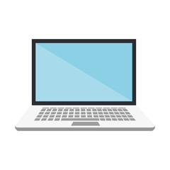 laptop computer isolated icon vector illustration design