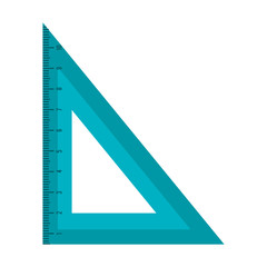 rule school supply icon vector illustration design