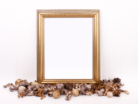 Christmas styled mockup gold frame, potpourri, overlay your business message promotion headline or design great for lifestyle bloggers & social media campaigns