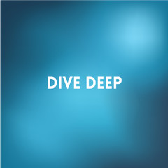 square blurred background - sky water sea colors With quote