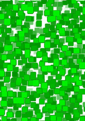 formes cubes vert,,fond,arrière-plan