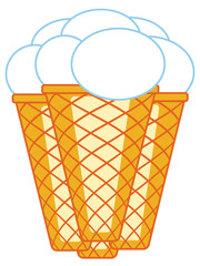 Fototapeta na wymiar Ice creams icon