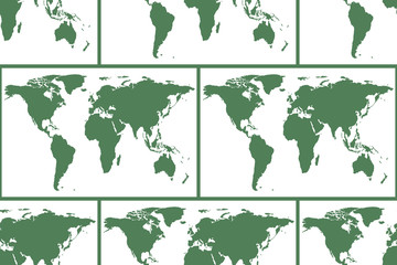World map pattern