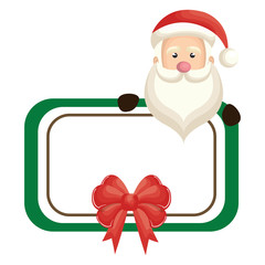cute santa claus character vector illustration design