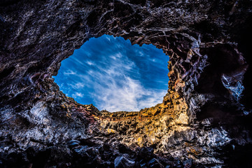 Indian Tunnel Lava Tubes Cave