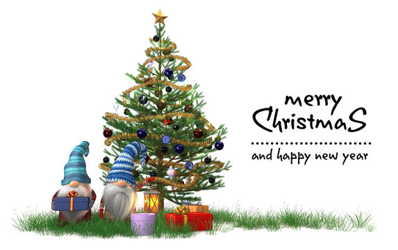 Santa Claus wish us a very Merry Christmas