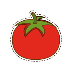 tomato fresh vegetable isolated icon vector illustration design