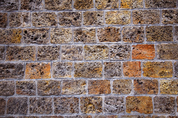 Old wall in Paris, France