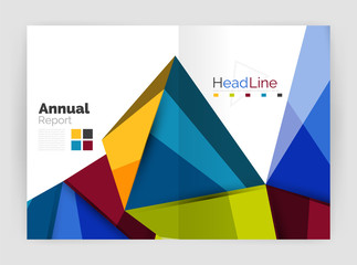 Obraz premium Low poly annual report