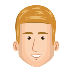 young man avatar character vector illustration design