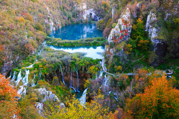 Obrazy  Wodospady w lokalizacji Park Narodowy Plitvice