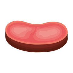 delicious grill meat icon vector illustration design