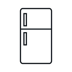 fridge appliance isolated icon vector illustration design