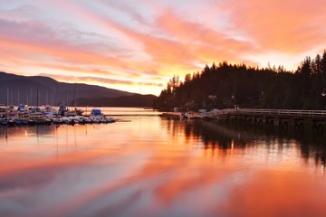 Deep Cove sunrise, North Vancouver