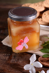 Acacia honey bees in a jar


