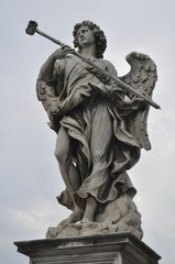 The Bridge of Angels crosses the Tiber in Vatican City.