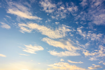 orenge sky at evening