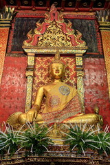 Obraz premium Buddha wood carving