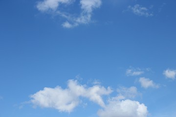 Fototapeta premium blue sky with cloud. Colorful vivid